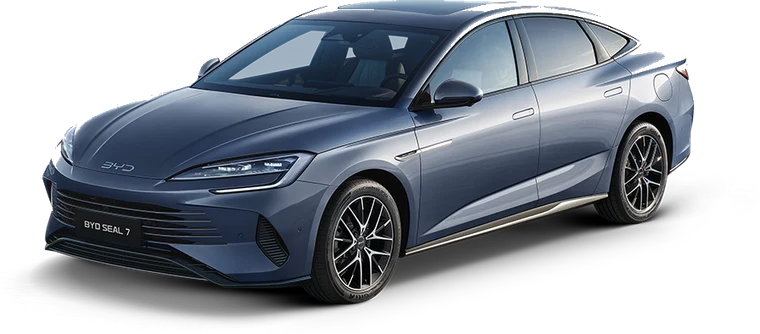 BYD Seal 07, in blue