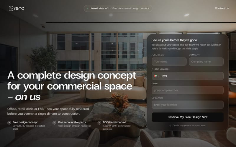 Commercial process redesign